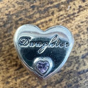 Pandora Sterling Silver with CZ Daughter Charm NWT